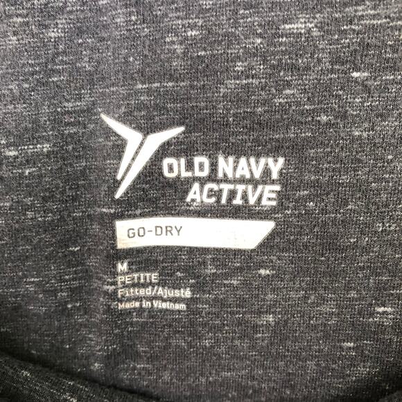 Old Navy Legging Womens‎ Medium Gray 7/8 Twist Hem Active Go Dry Cozy Jersey - Picture 6 of 9